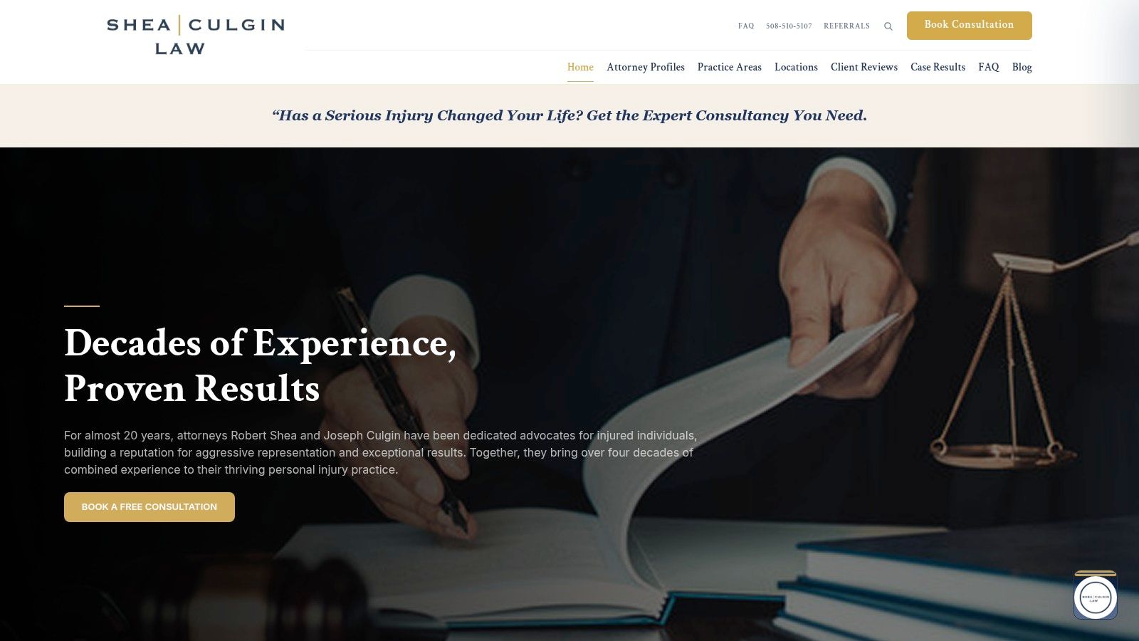 Screenshot from https://sheaculgin.com